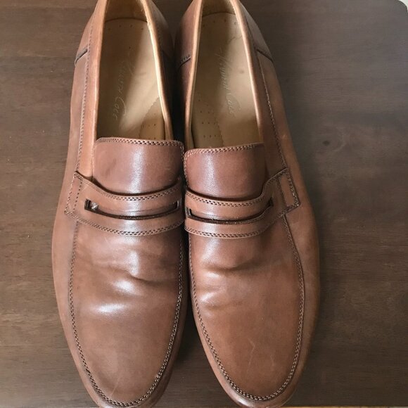 KENNETH COLE LOAFERS/ SLIP ON'S -TAN "PLUG OF WAR" LEATHER - Picture 8 of 8